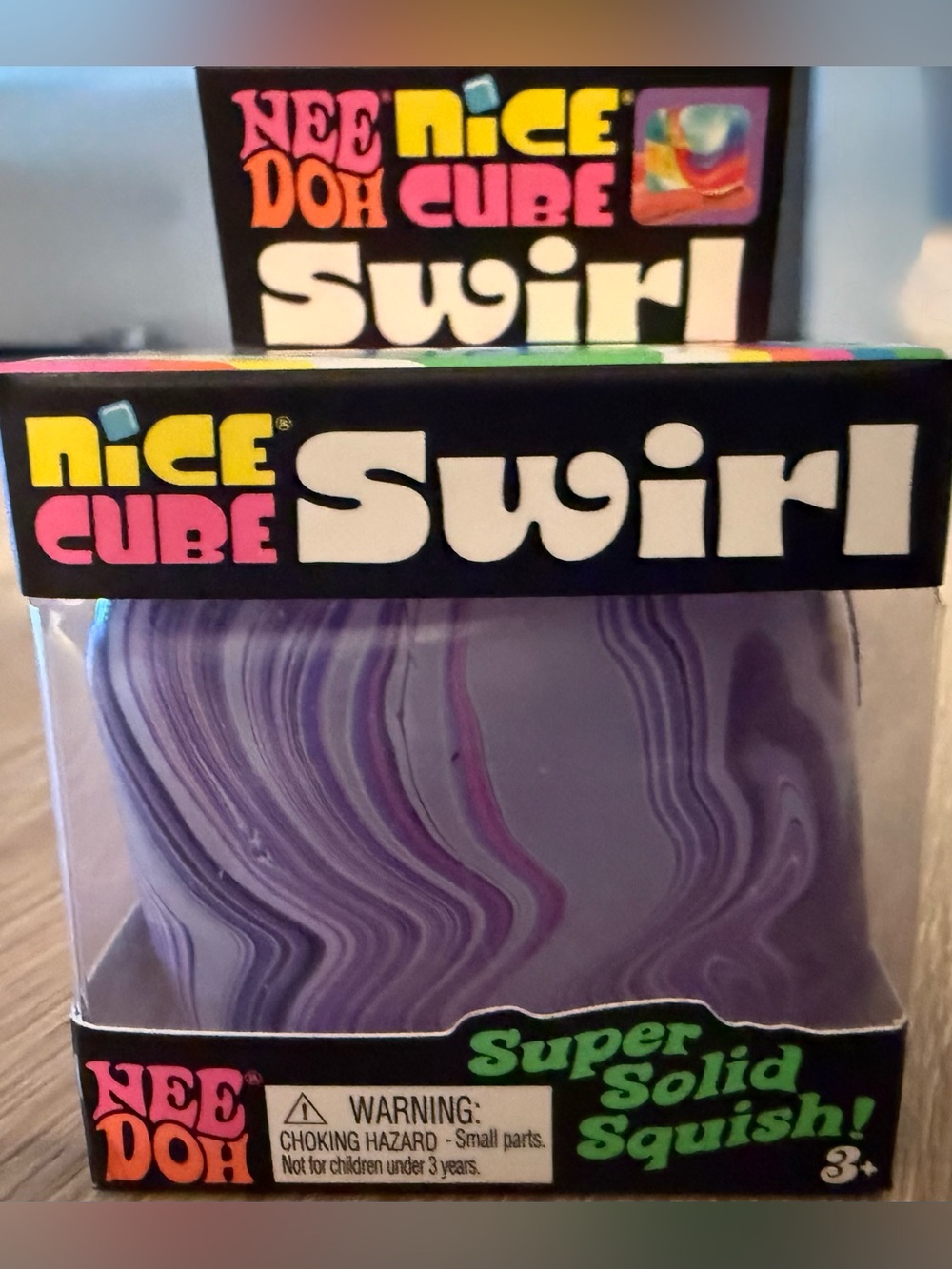 SCHYLLING NEEDOH ORIGINAL NICE CUBE SWIRL SUPER SOLID SQUISH TOY TRENDING NIB